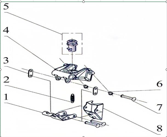 Battery Lock Diagram